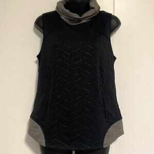Under Armour Coldgear Jacket Black & Grey Vest Women's Size Small
